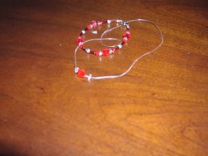 Red Beaded Necklace