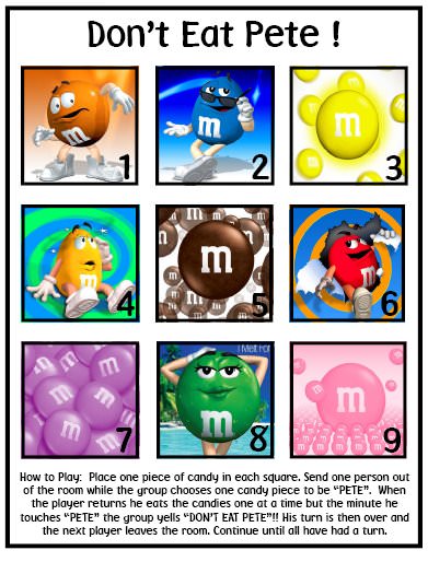 Don’t Eat Pete Free Printable Game for Kids