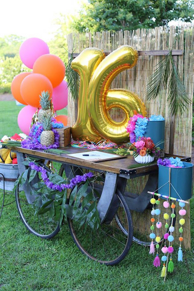 Fun Sweet 16 Birthday Party Ideas And Themes Tip Junkie
