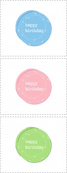 birthday gift enclosure card