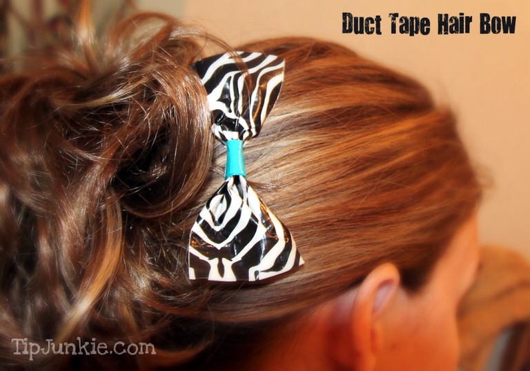 How to Make a Duct Tape Bow Girls Camp Craft