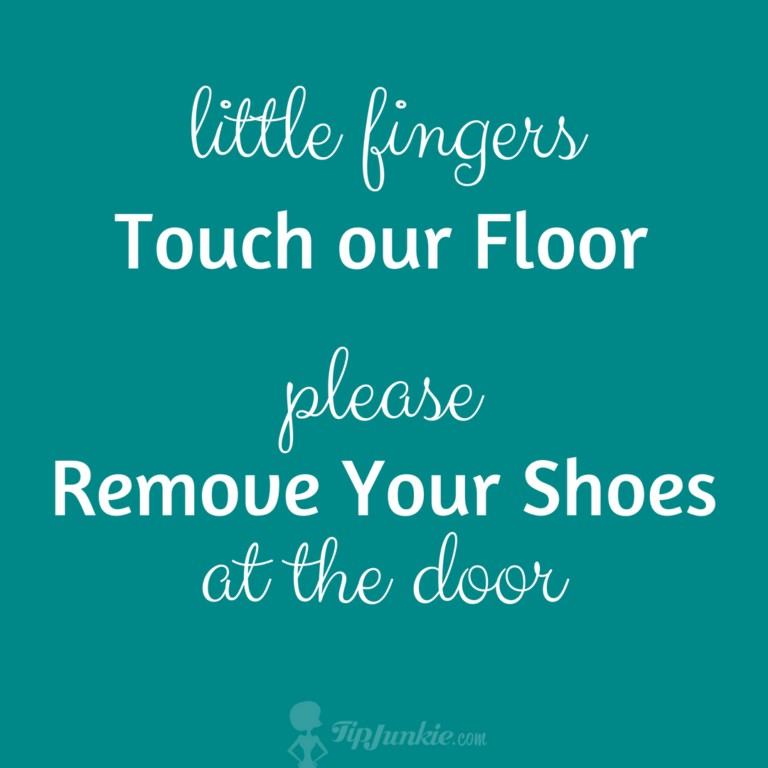 Remove The Shoes 10 Creative Signs For Guests Tip Junkie