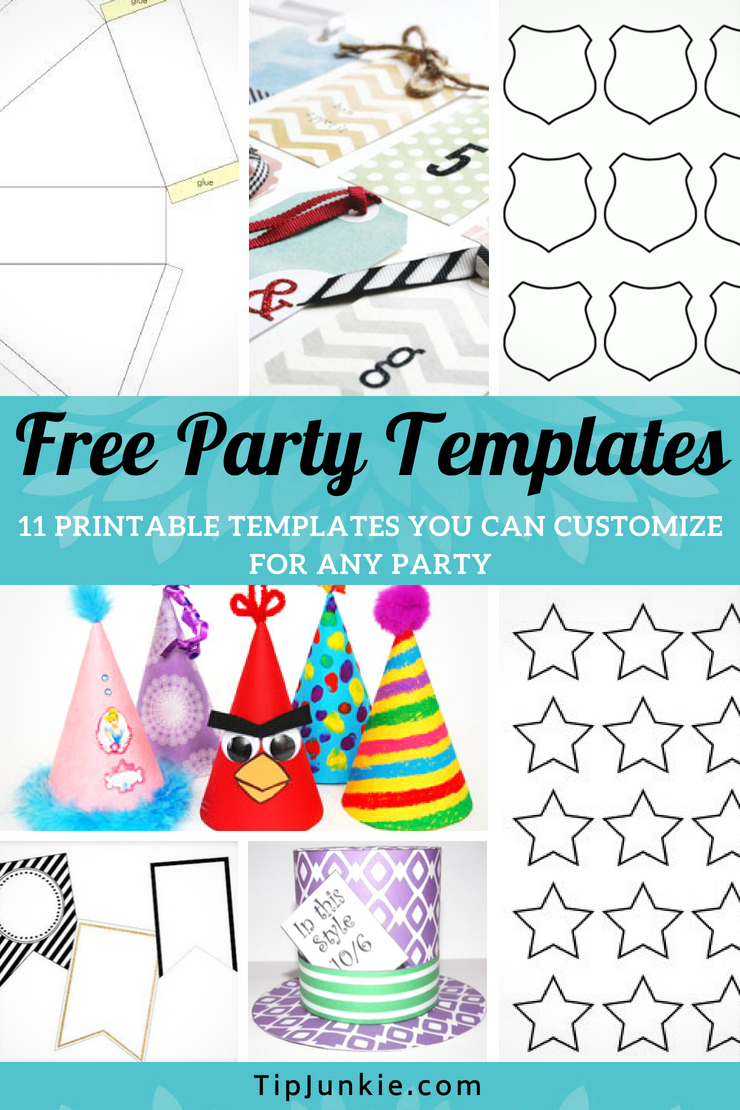 TONS of Free Party Templates to Customize for Any Party! – Tip Junkie