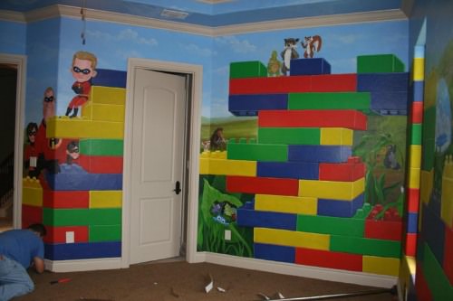 Boys lego online room