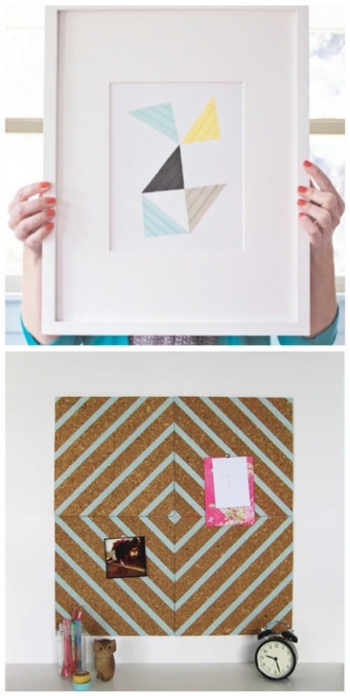 HOW TO USE WASHI TAPE: IN YOUR HOME - #1 DIY wall pattern – takkti