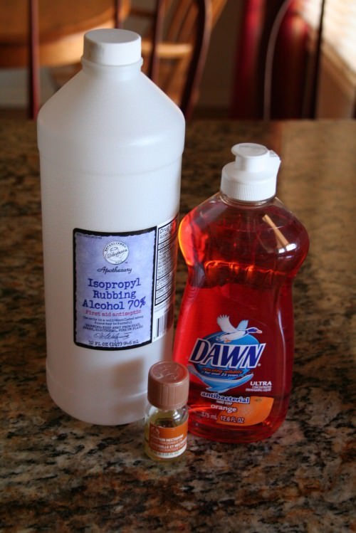 Granite (or any counter-top) shine cleaner recipe
