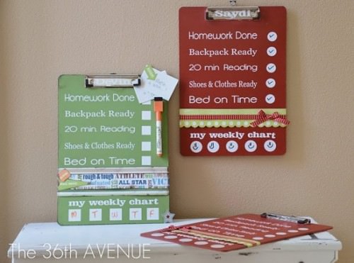 25 Ways to Organize It with a Clipboard