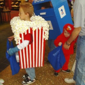 popcorn and mailbox