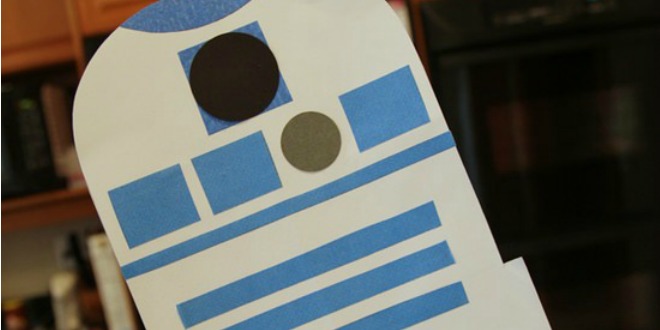 Star Wars Birthday Party Activity R2D2 Craft