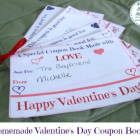 homemade valentine's day coupon books spread