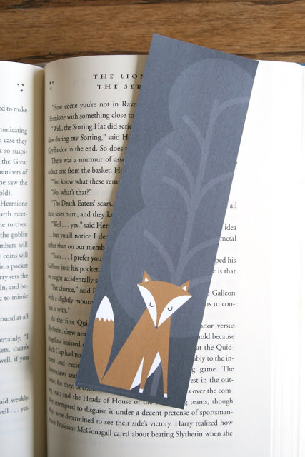 Printable Fox Bookmark