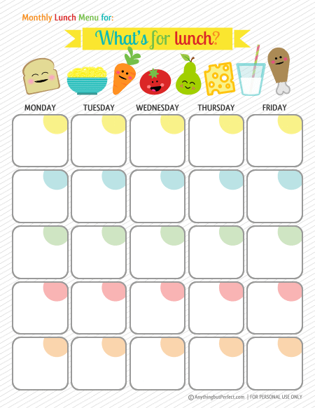 Diet Menu Templates