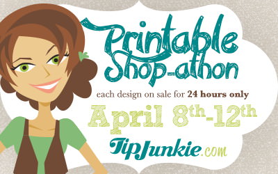 Printable Shop-a-thon Post Header