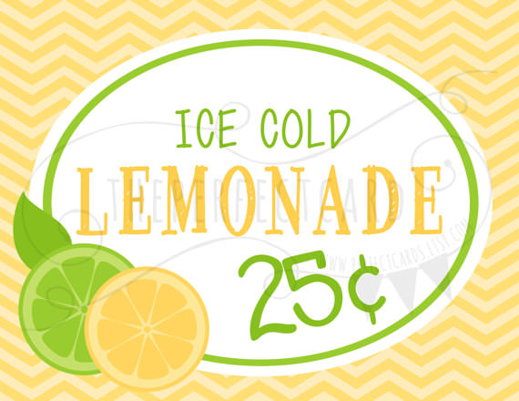  8 Today Lemonade Stand Printable Set Tip Junkie