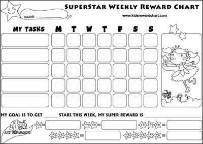 Reward Chart Printable