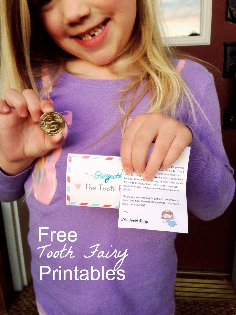 Tooth Fairy Letter {free printable} Tip Junkie