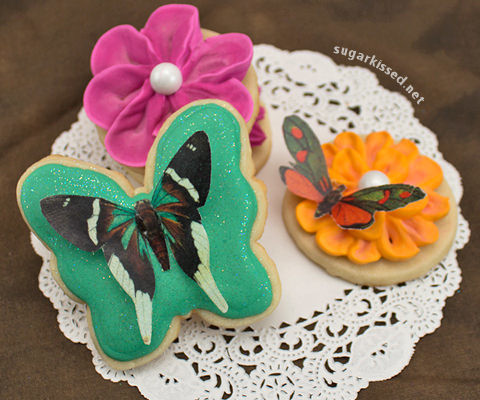 Wafer Paper Butterfly Cookies-9