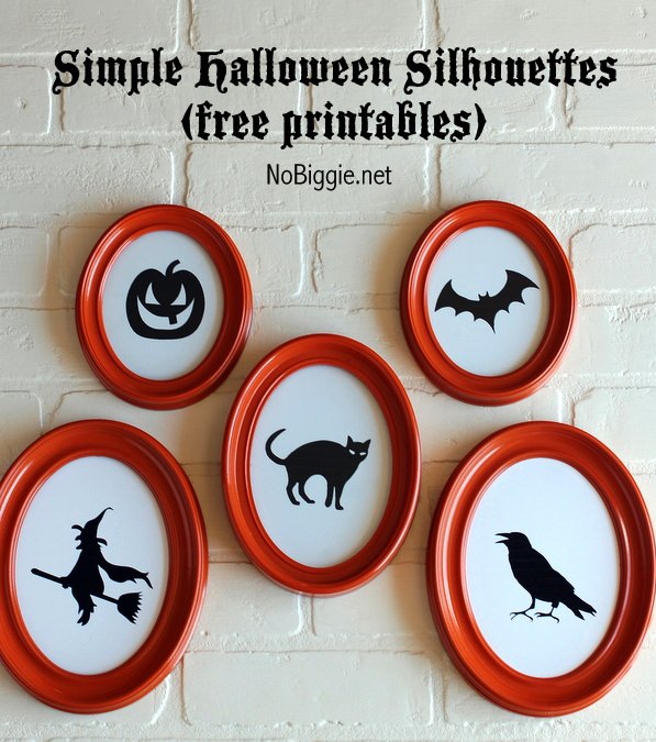 Halloween Silhouettes {free printables}