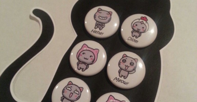 Kitty Buttons