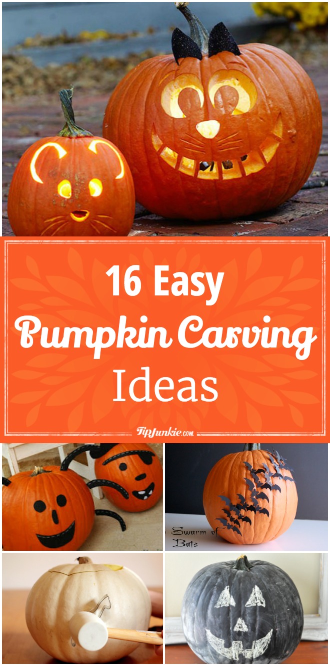 16 Easy Pumpkin Carving Ideas