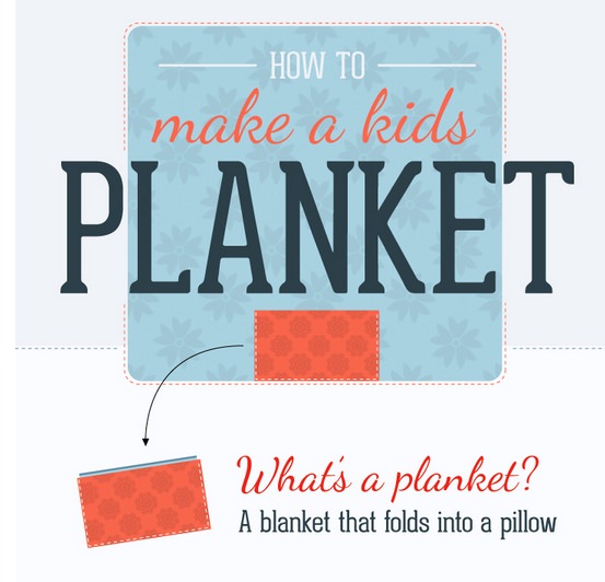 How To Sew A Pillow Blanket Or Planket Tip Junkie