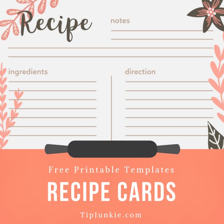 Recipe Book Template, EDITABLE Recipe Sheet Template, Recipe Cards