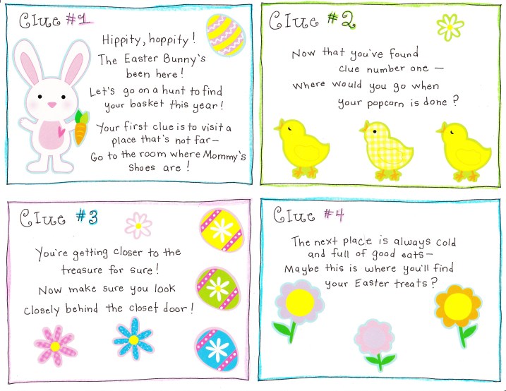Easter Scavenger Hunt for Kids