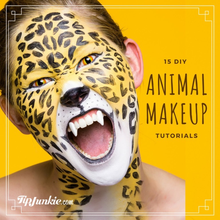 15 DIY Animal Halloween Makeup Tutorials