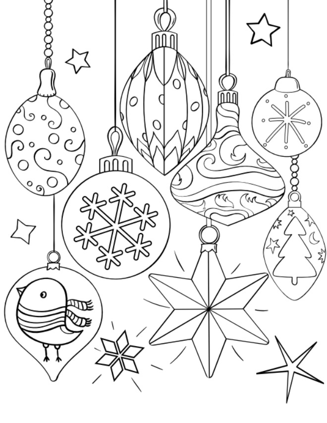 Three Free Christmas Coloring Printables