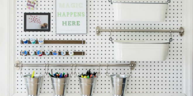 Pegboard Organization