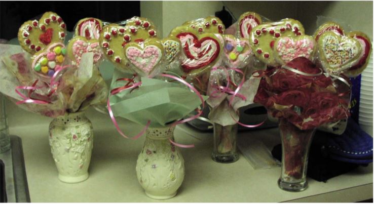 Valentine Cookie Bouquet Instructions