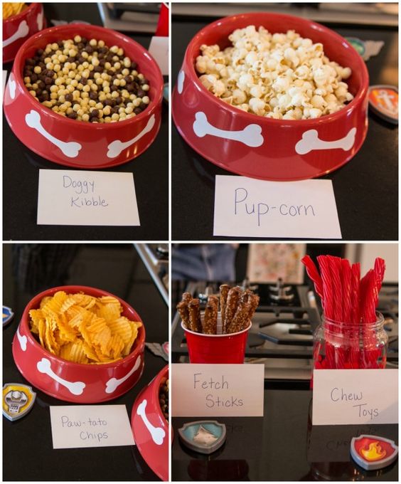 Paw Patrol Party Food Printables