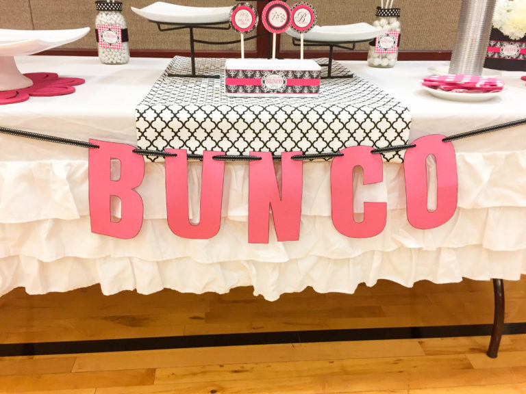 Bunco Banner Free Printable on Tip Junkie