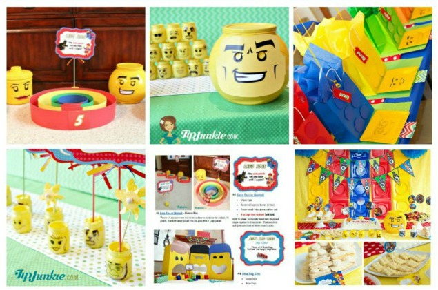 lego blue and gold