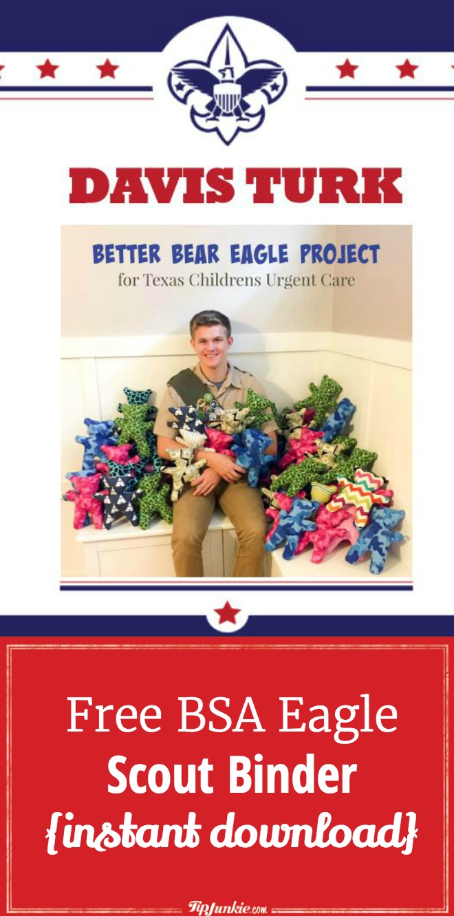 Free BSA Eagle Scout Binder instant Download Tip Junkie