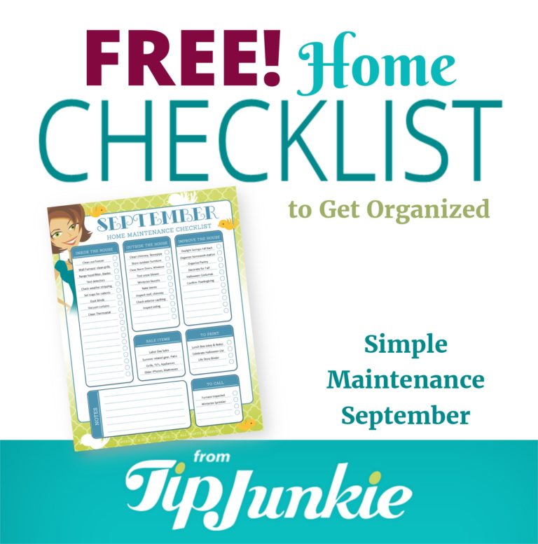 September Organization and Home Repair Checklist_Square