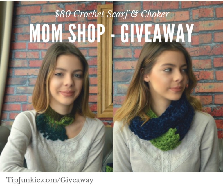 Tip Junkie Giveaway Crochet Infinity Scarf and Choker