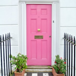 Front Door Painting Ideas Pink