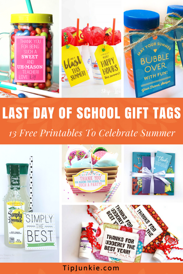 Last Day Of School Gift Tags 