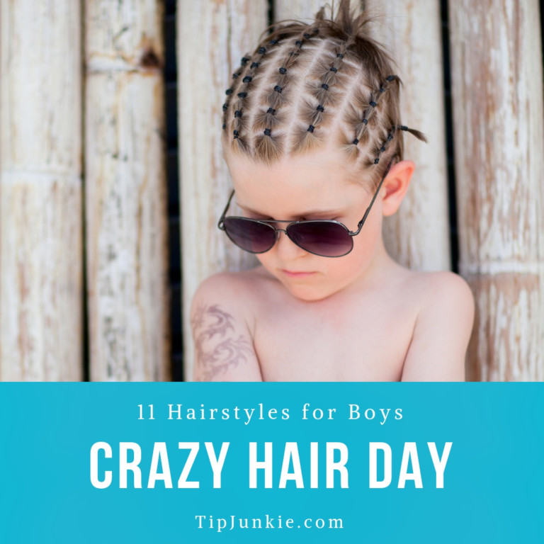 11 Crazy Hair Day Tutorials For Boys {vote} – Tip Junkie