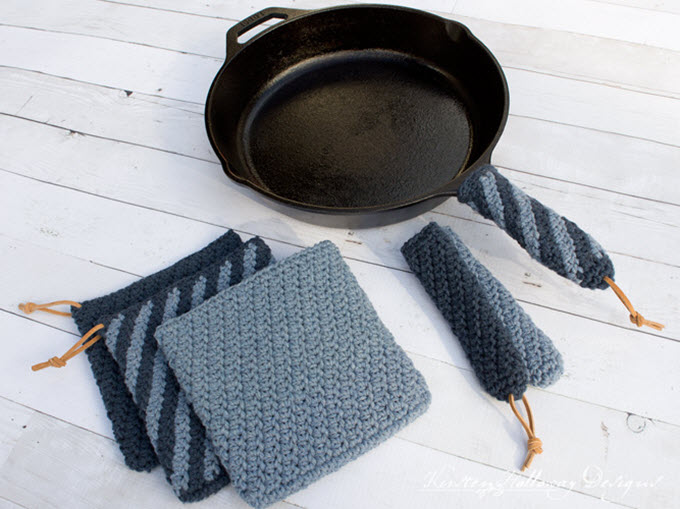 https://tipjunkie.com/wp-content/uploads/2019/03/Blue-Jean-Rhapsody-Crochet-Cast-Iron-Handle-Cover-and-Hot-Pad-Set.jpg