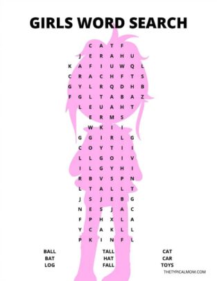 12 Printable Word Search Worksheets – Tip Junkie