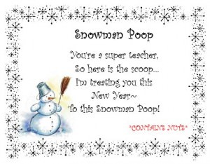 Snowman Poop