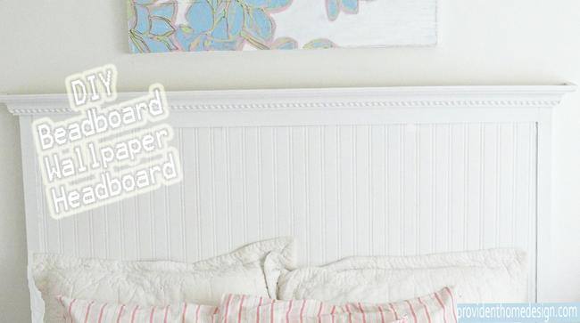 DIY Beadboard Headboard