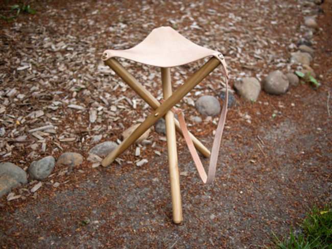 Tripod Camping Stool {how-to}
