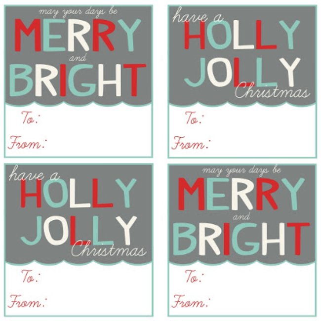 Gift Tag Printable {Christmas Printable}