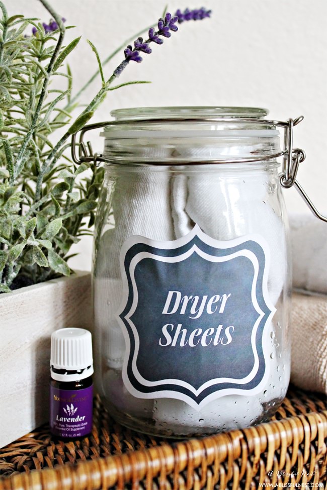 DIY Dryer Sheets