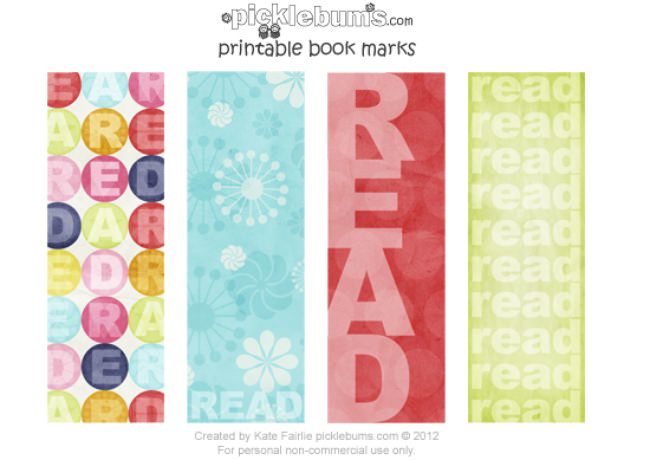 23 Printable Bookmarks Perfect for the Book Lover  Tip Junkie