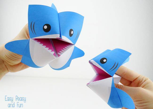 Shark Cootie Catcher