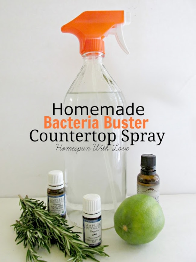 Homemade Bacteria Buster Countertop Spray